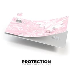 image-Mixtured Gray and Pink v9 Textured Marble - Premium Protective Decal