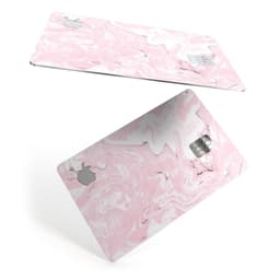 image-Mixtured Gray and Pink v9 Textured Marble - Premium Protective Decal