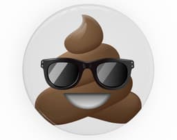 image-Cool Poop Emoticon Emoji - Skin Kit for PopSockets and other