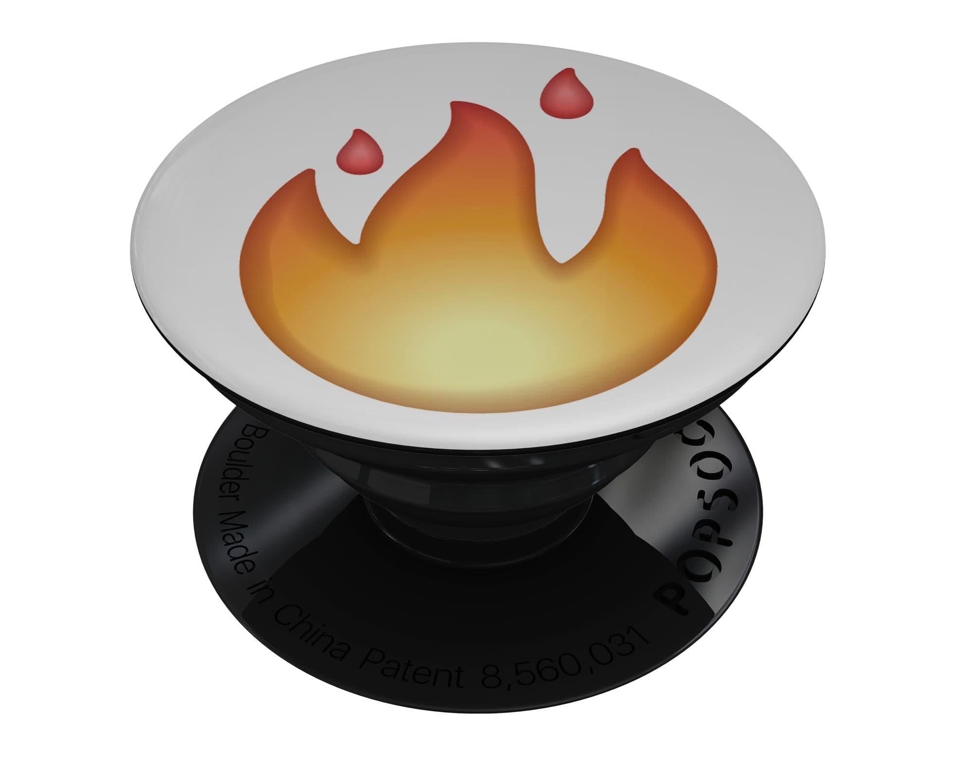 image-FIre Hot Emoticon Emoji - Skin Kit for PopSockets and other Smartphone