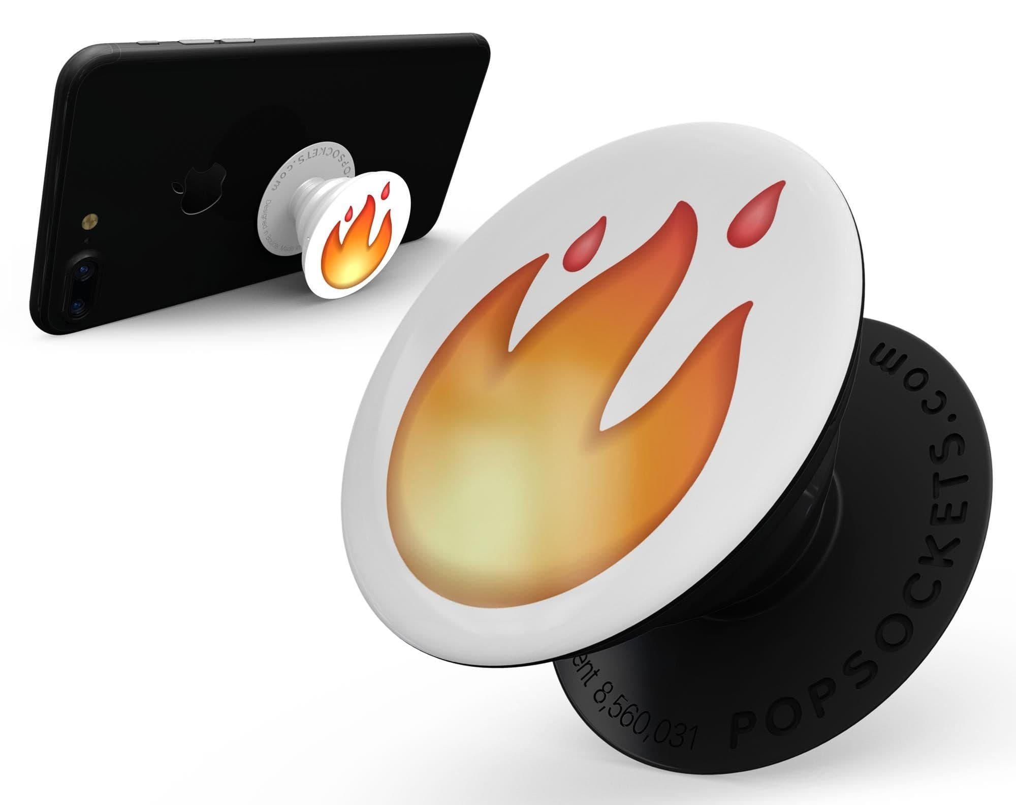 image-FIre Hot Emoticon Emoji - Skin Kit for PopSockets and other Smartphone