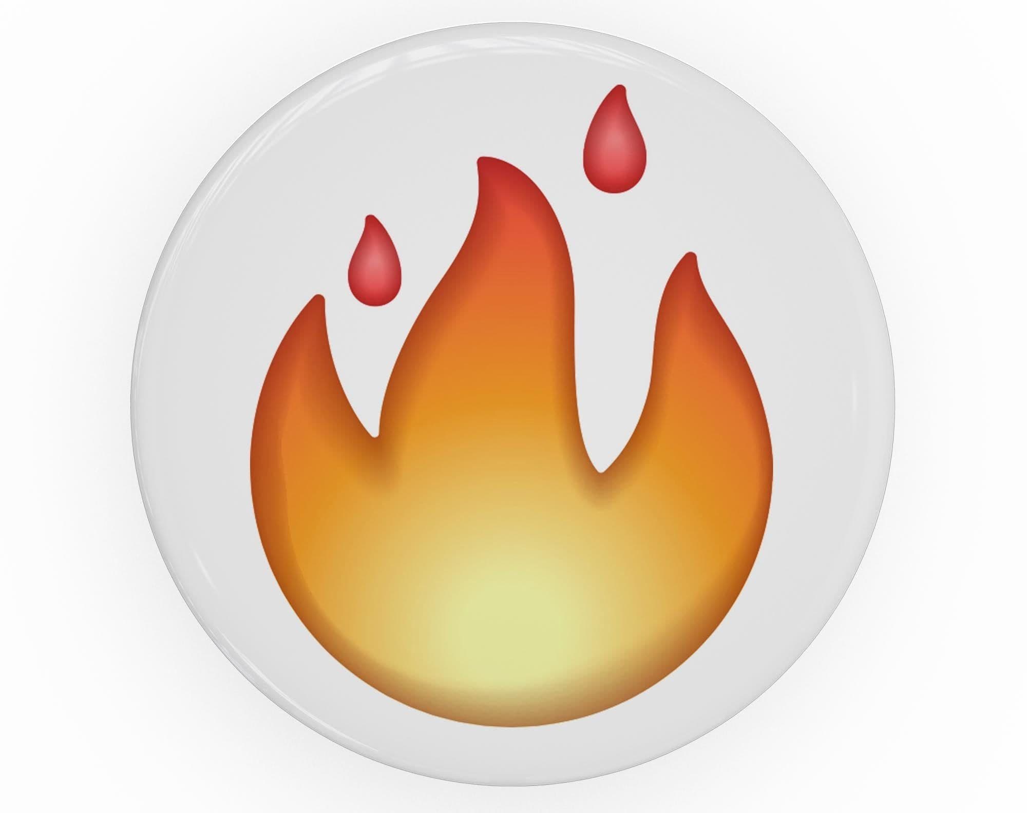 image-FIre Hot Emoticon Emoji - Skin Kit for PopSockets and other Smartphone