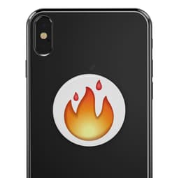 image-FIre Hot Emoticon Emoji - Skin Kit for PopSockets and other Smartphone