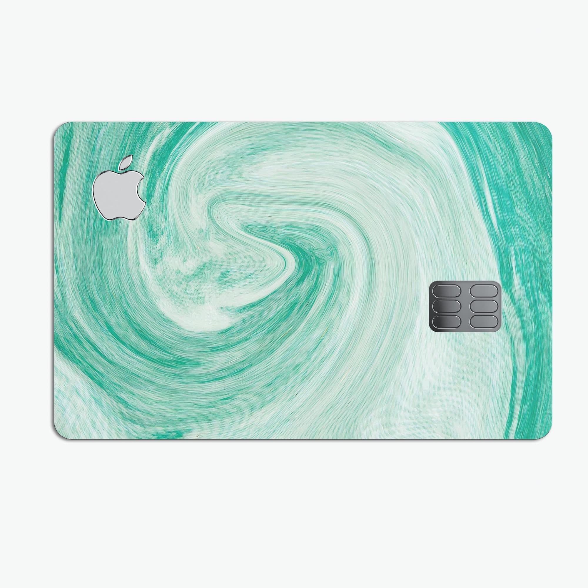 image-Swirling Mint Acrylic Marble - Premium Protective Decal Skin-Kit for
