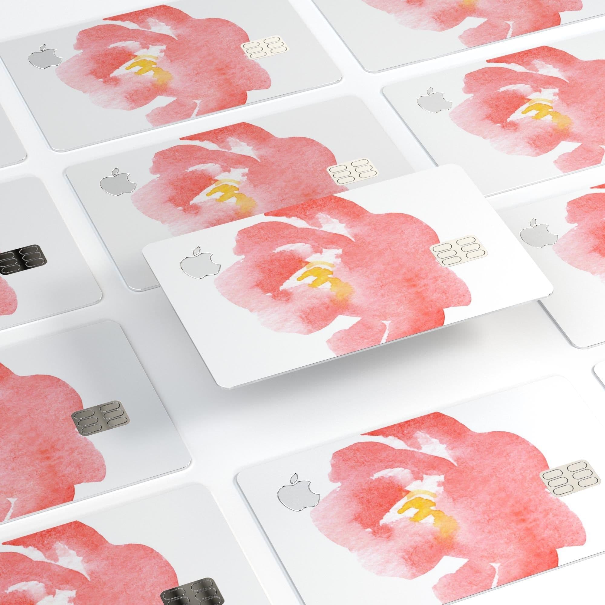 image-Coral Watercolor Hibiscus - Premium Protective Decal Skin-Kit for the