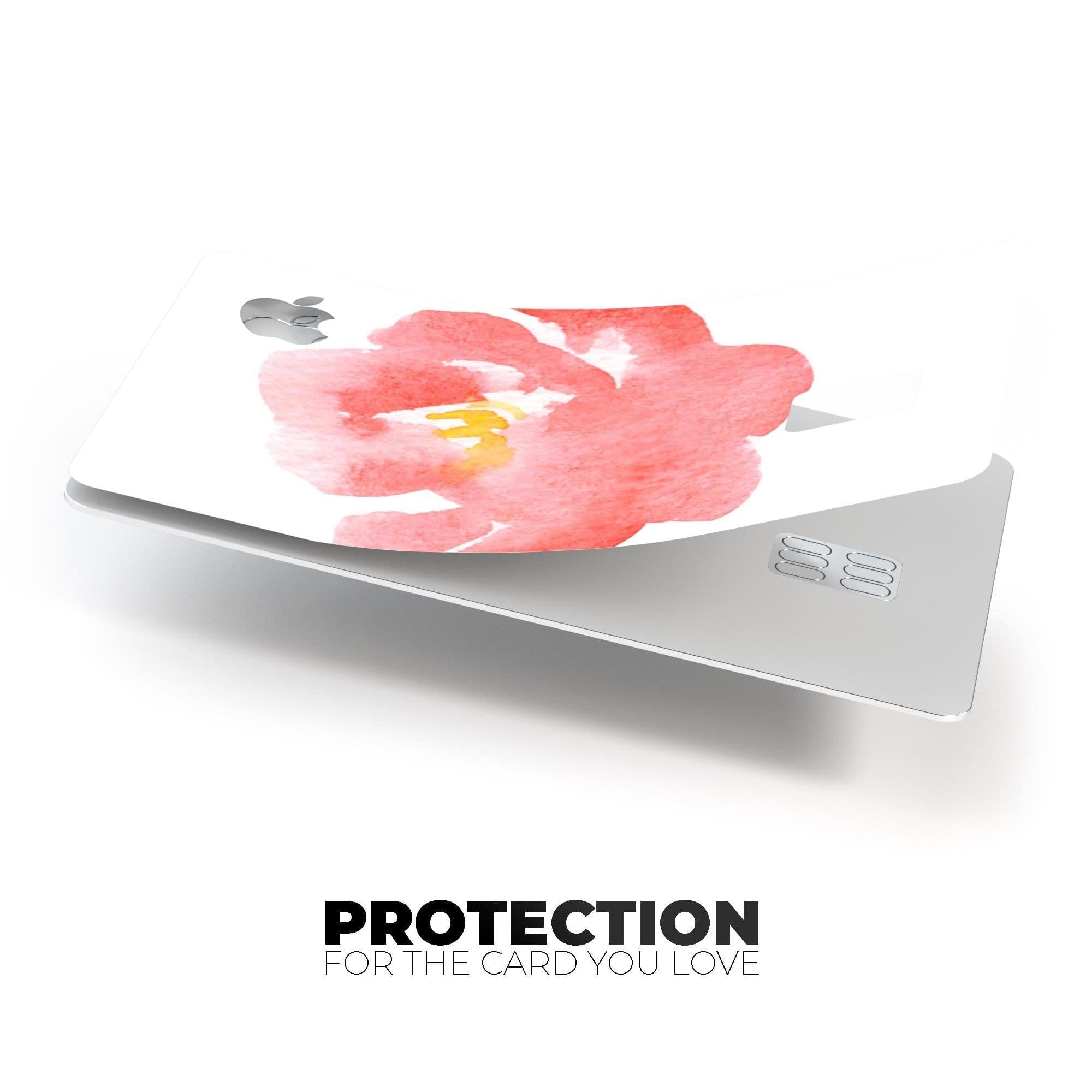 image-Coral Watercolor Hibiscus - Premium Protective Decal Skin-Kit for the