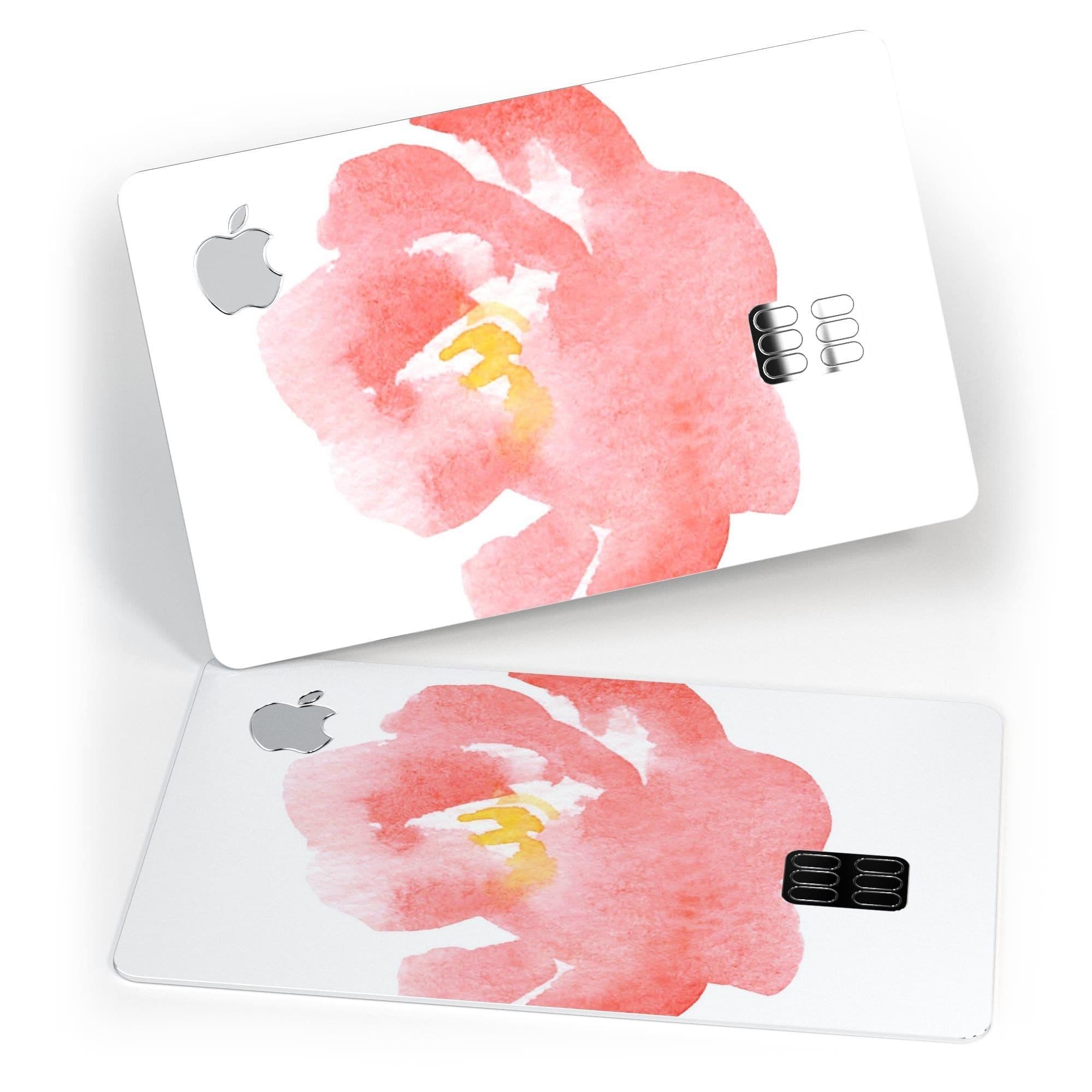 image-Coral Watercolor Hibiscus - Premium Protective Decal Skin-Kit for the