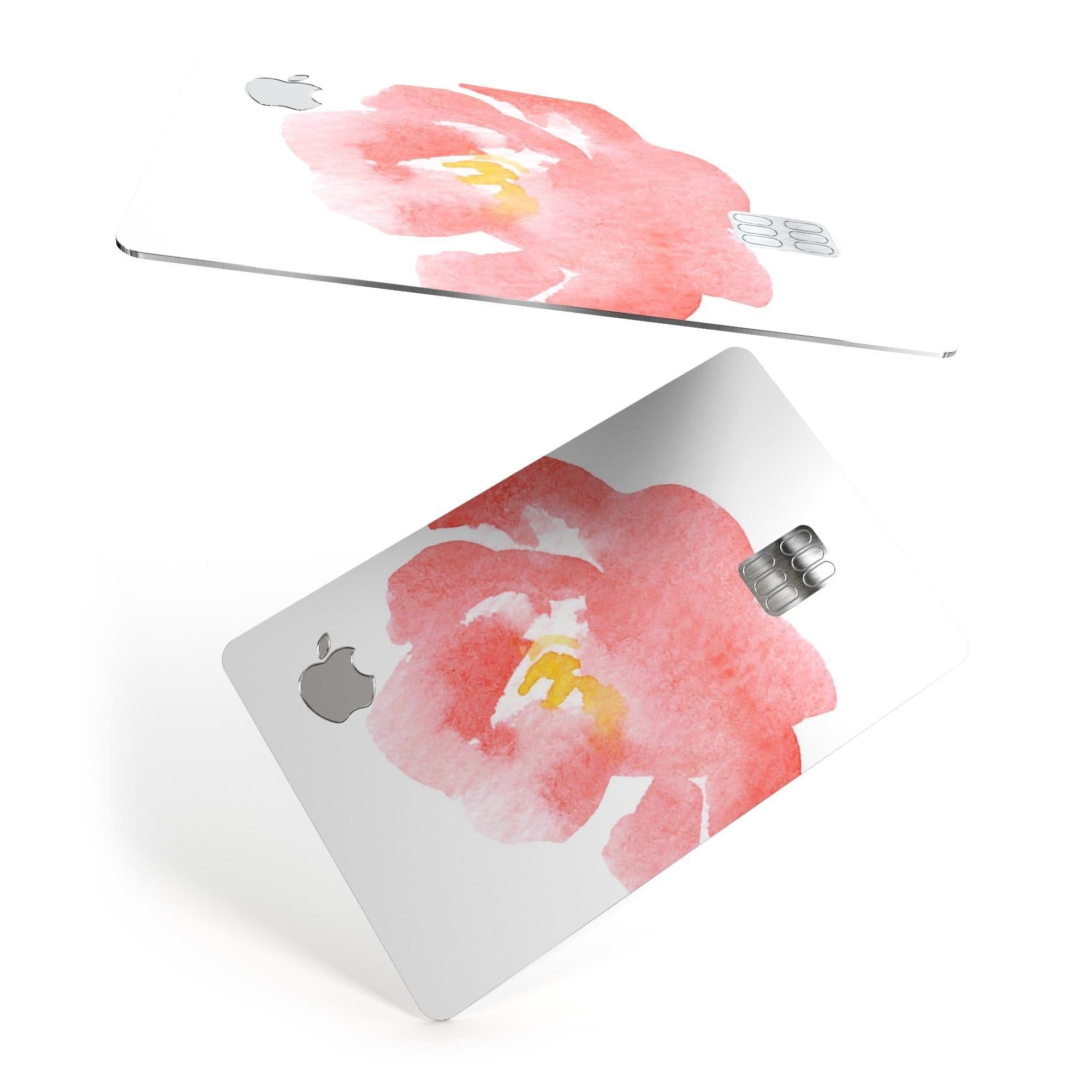 image-Coral Watercolor Hibiscus - Premium Protective Decal Skin-Kit for the