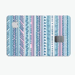 image-Pink to Blue Tribal Sketch Pattern - Premium Protective Decal Skin-Kit