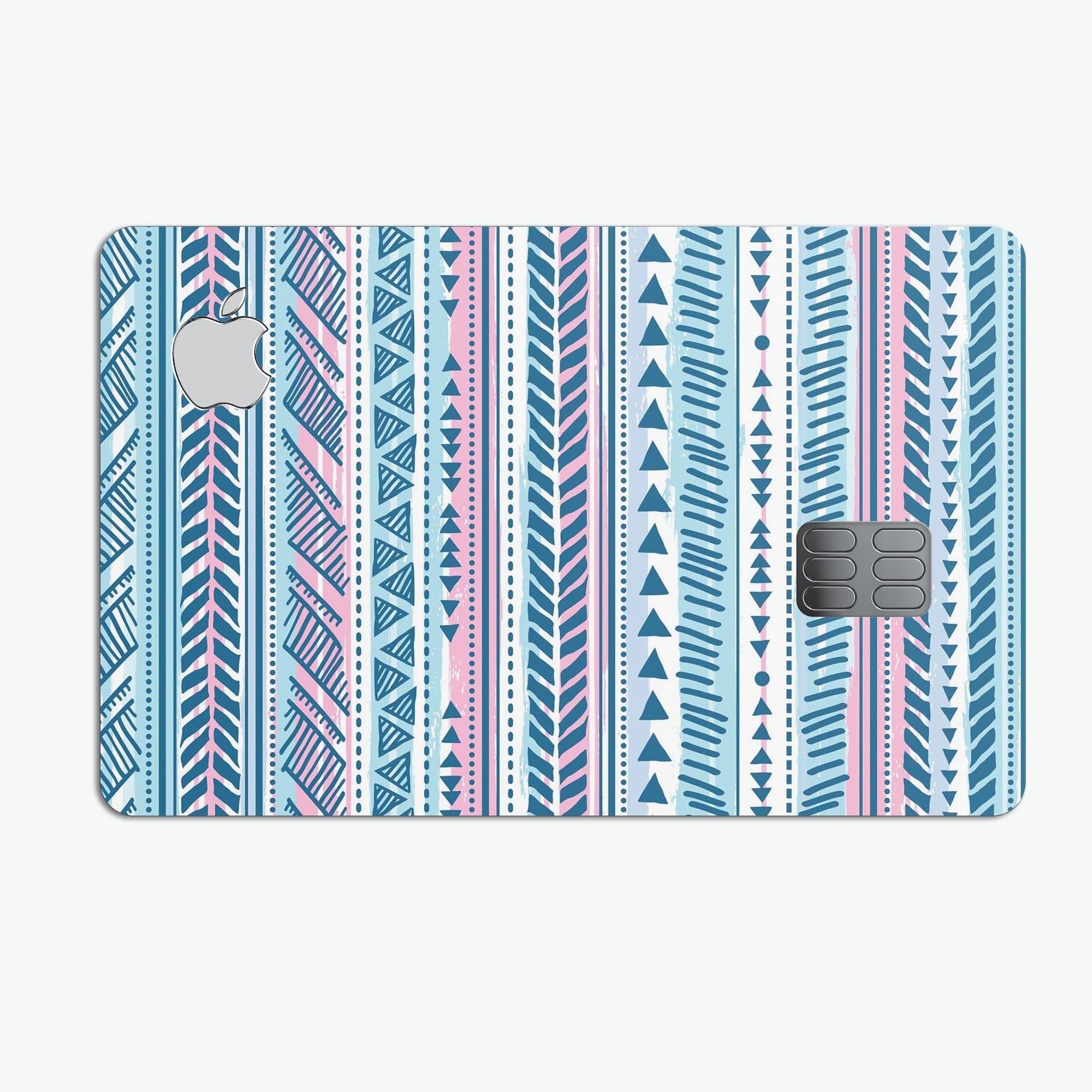 image-Pink to Blue Tribal Sketch Pattern - Premium Protective Decal Skin-Kit