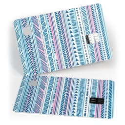image-Pink to Blue Tribal Sketch Pattern - Premium Protective Decal Skin-Kit