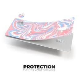 image-Marbleized Swirling Pink and Blue - Premium Protective Decal Skin-Kit