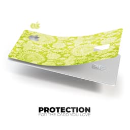 image-Lime Green Floral Rococo Pattern - Premium Protective Decal Skin-Kit