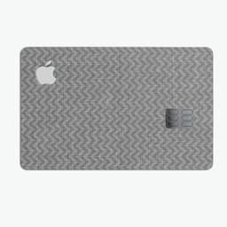 image-Scratched Chevron Over Gray Fabric - Premium Protective Decal Skin-Kit