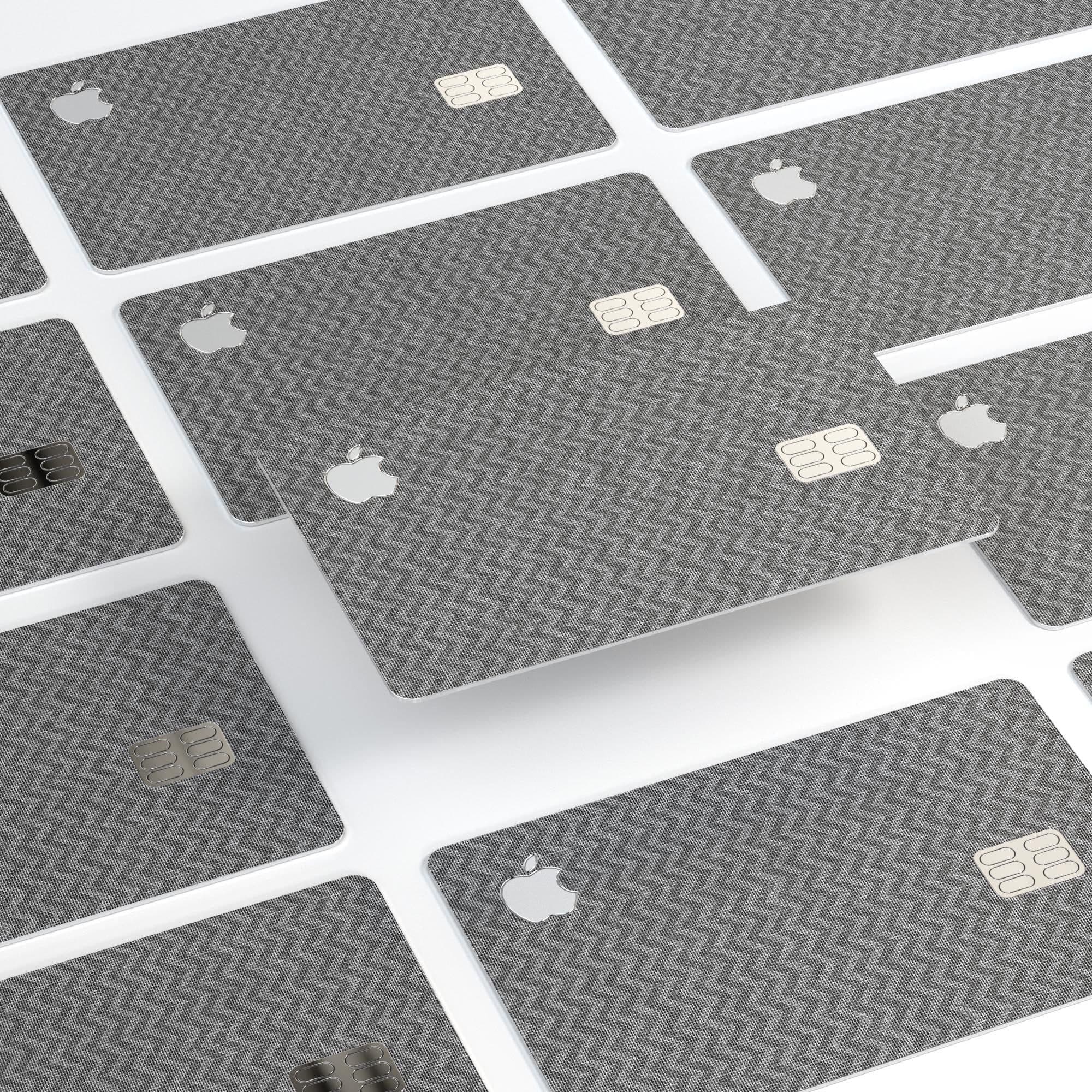 image-Scratched Chevron Over Gray Fabric - Premium Protective Decal Skin-Kit