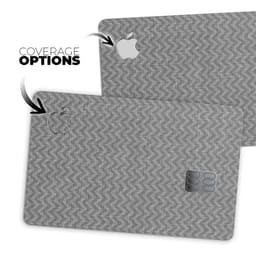 image-Scratched Chevron Over Gray Fabric - Premium Protective Decal Skin-Kit