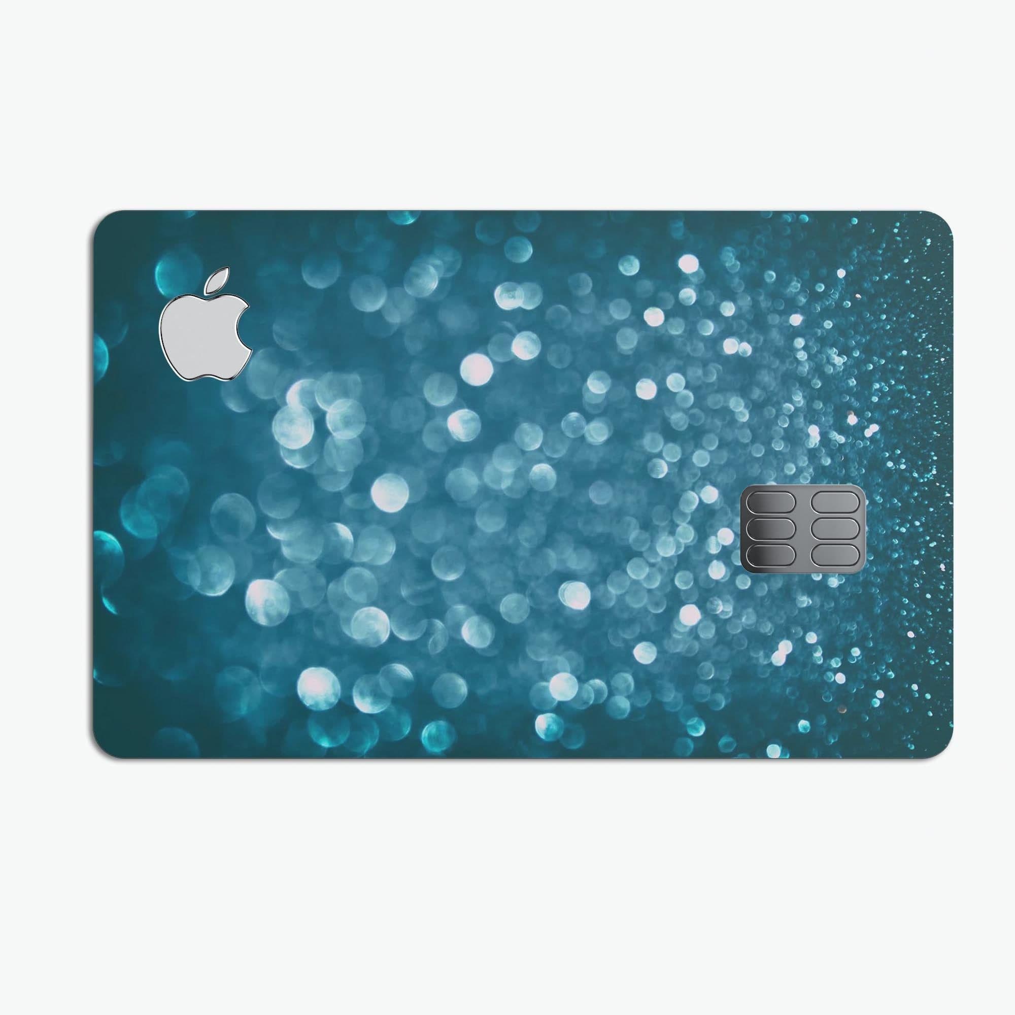 image-Unfocused Blue Glowing Orbs of Light - Premium Protective Decal