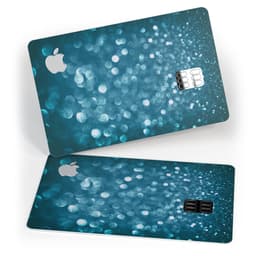 image-Unfocused Blue Glowing Orbs of Light - Premium Protective Decal