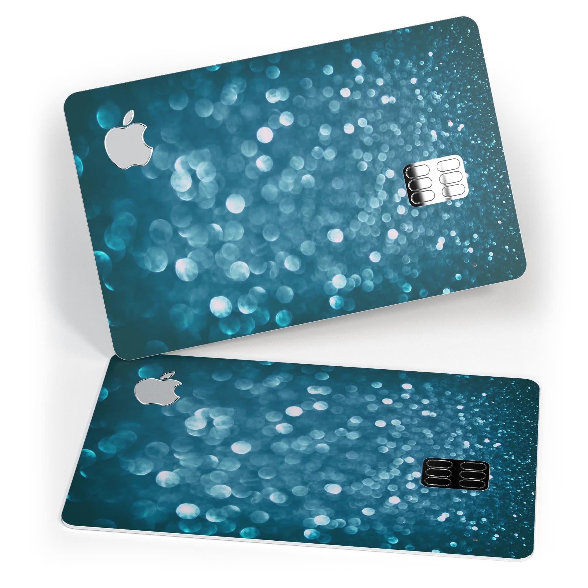 image-Unfocused Blue Glowing Orbs of Light - Premium Protective Decal