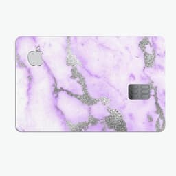image-Purple Marble & Digital Silver Foil V3 - Premium Protective Decal