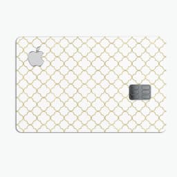 image-White and Gold Foil v5 - Premium Protective Decal Skin-Kit for the