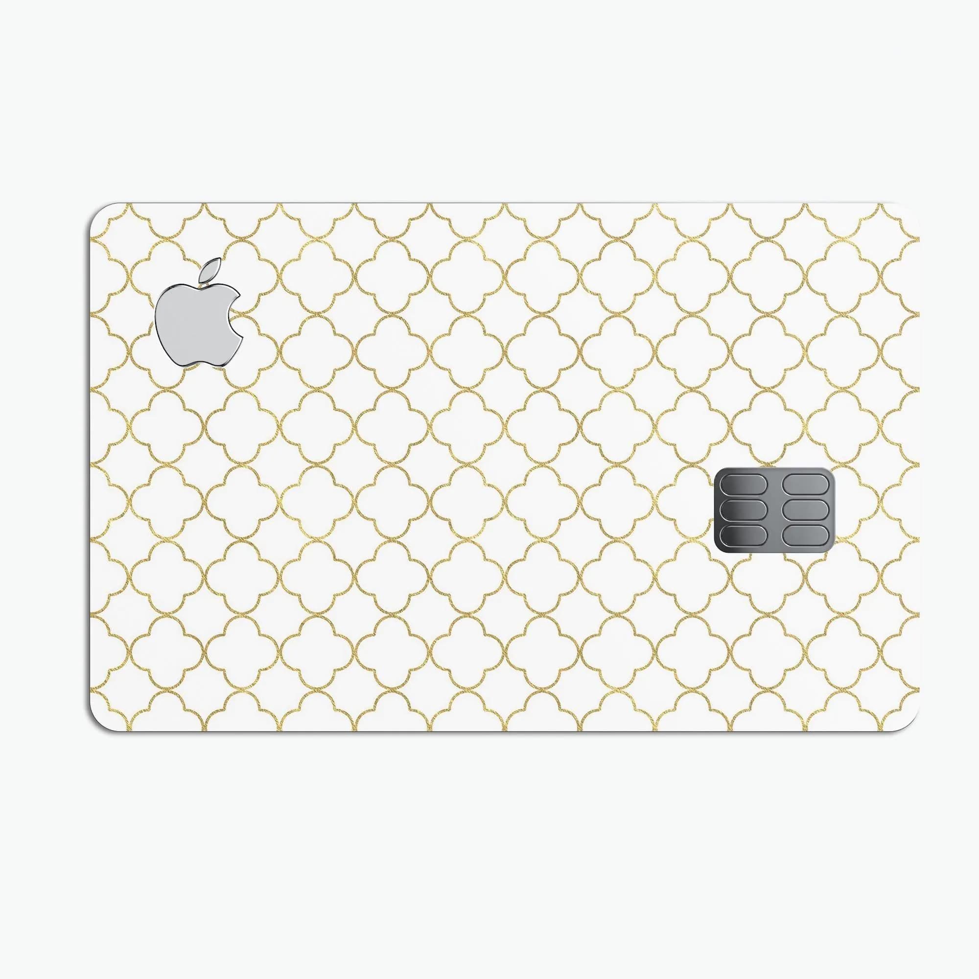 image-White and Gold Foil v5 - Premium Protective Decal Skin-Kit for the