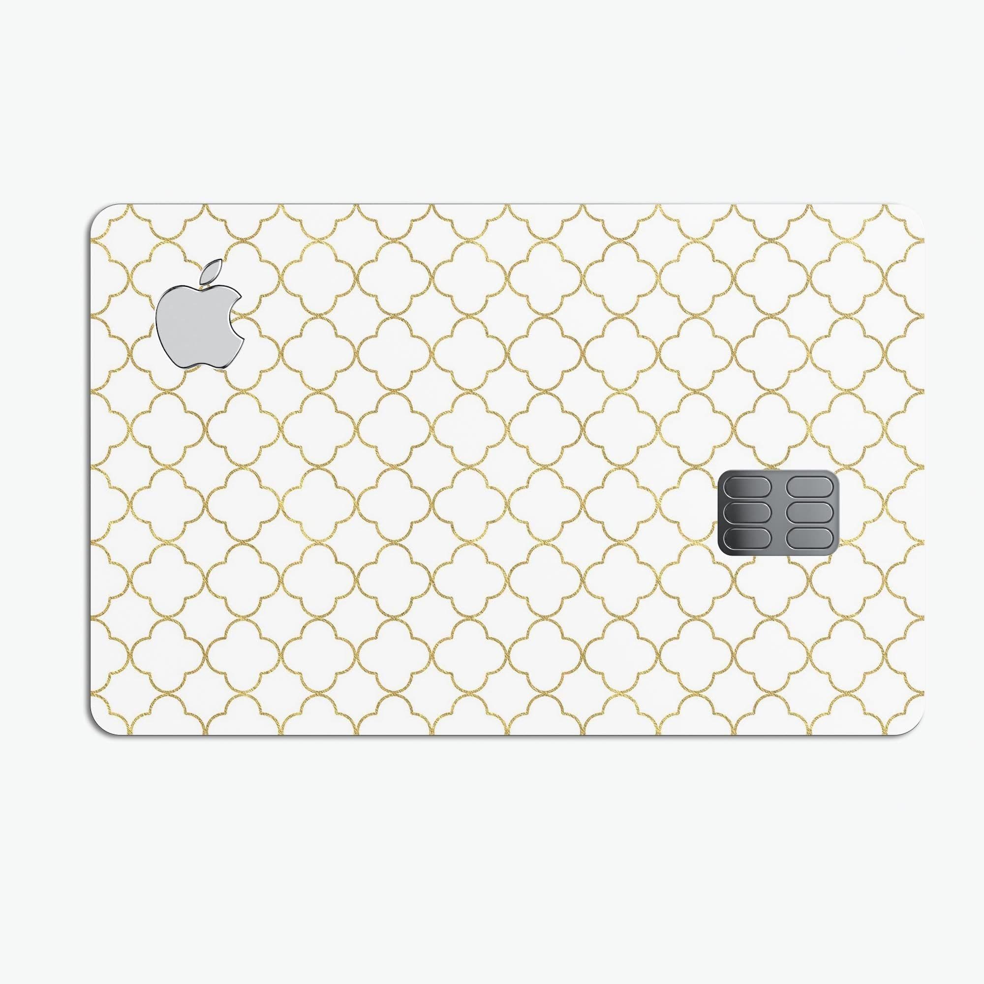 image-White and Gold Foil v5 - Premium Protective Decal Skin-Kit for the