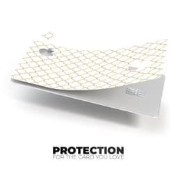 image-White and Gold Foil v5 - Premium Protective Decal Skin-Kit for the