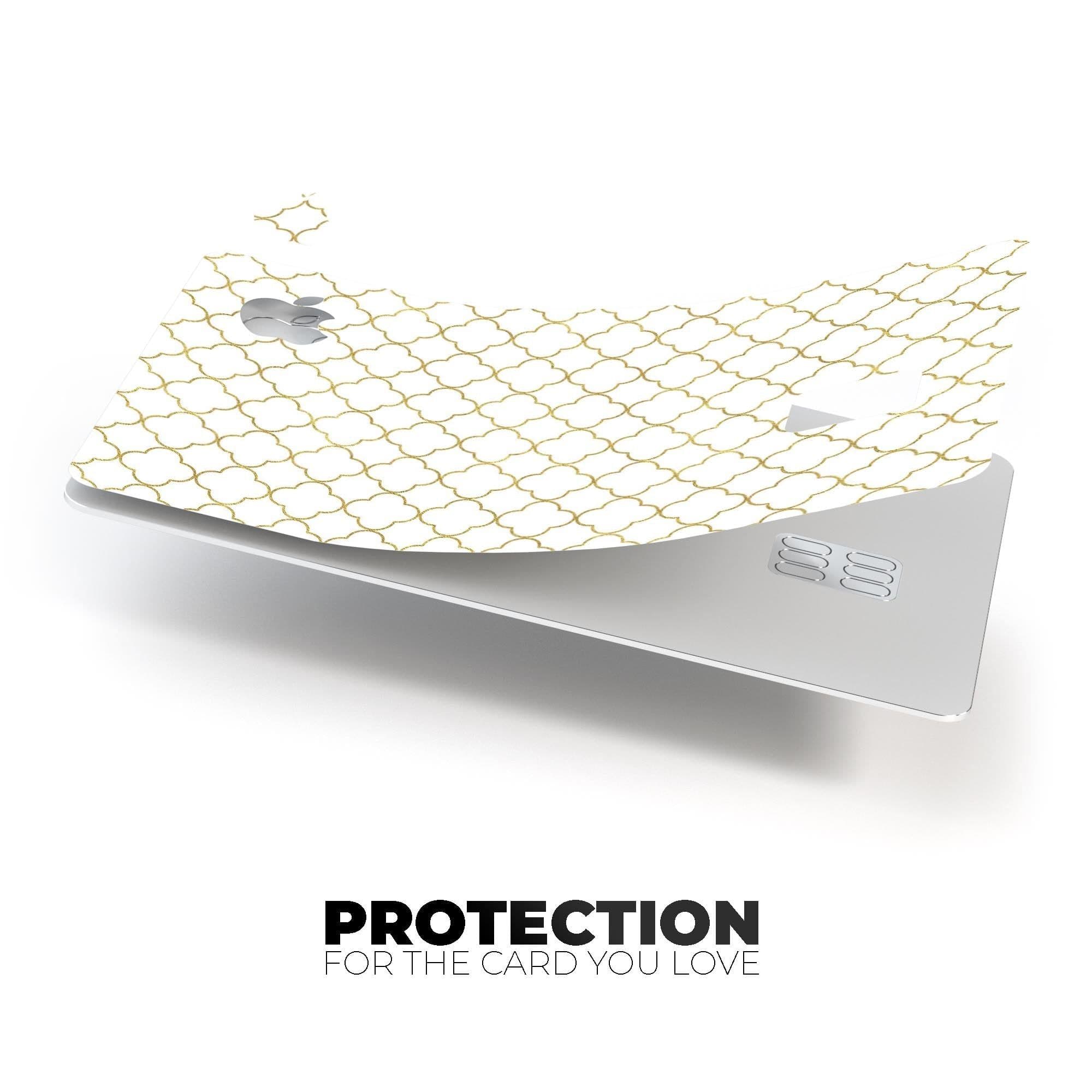 image-White and Gold Foil v5 - Premium Protective Decal Skin-Kit for the