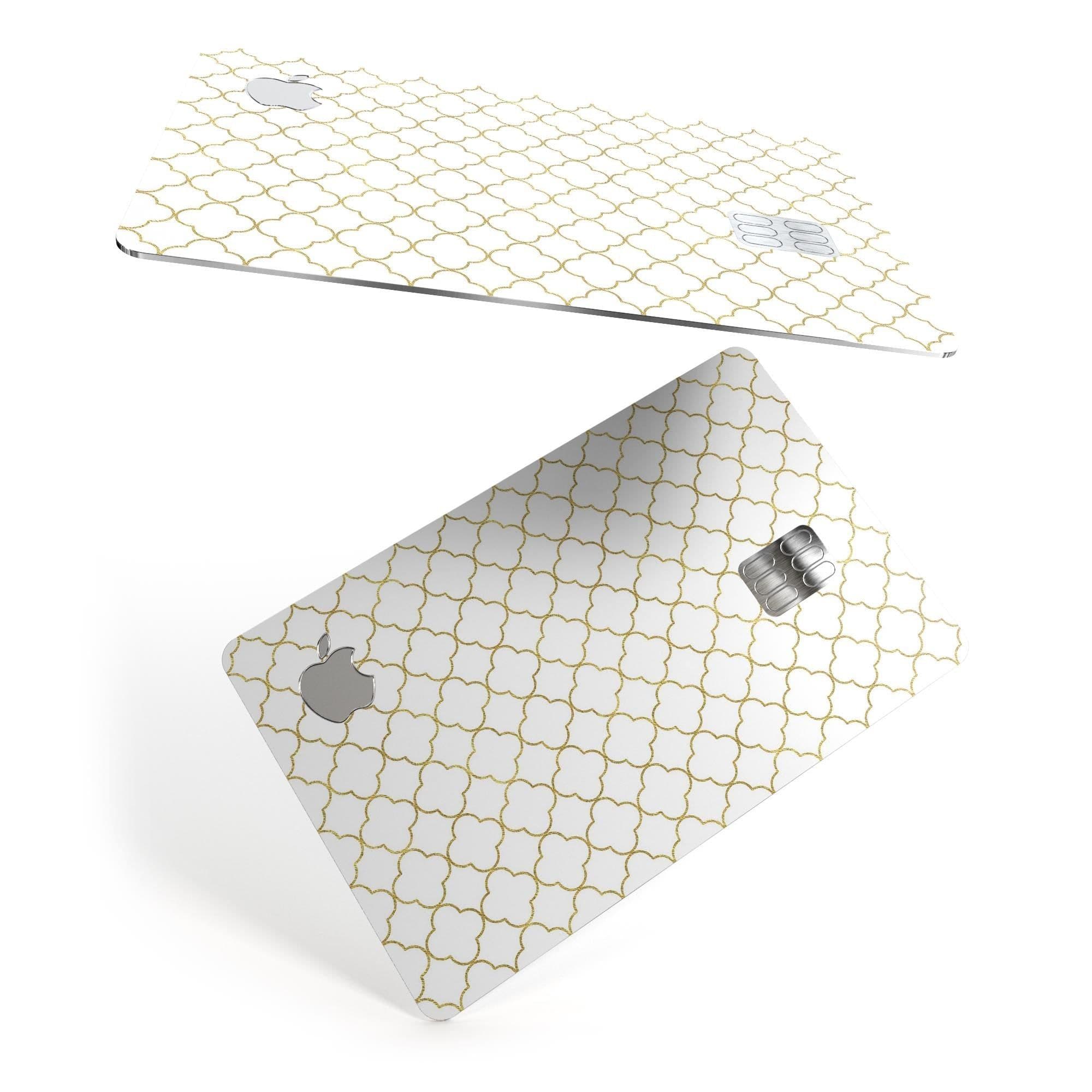image-White and Gold Foil v5 - Premium Protective Decal Skin-Kit for the