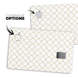 image-White and Gold Foil v5 - Premium Protective Decal Skin-Kit for the