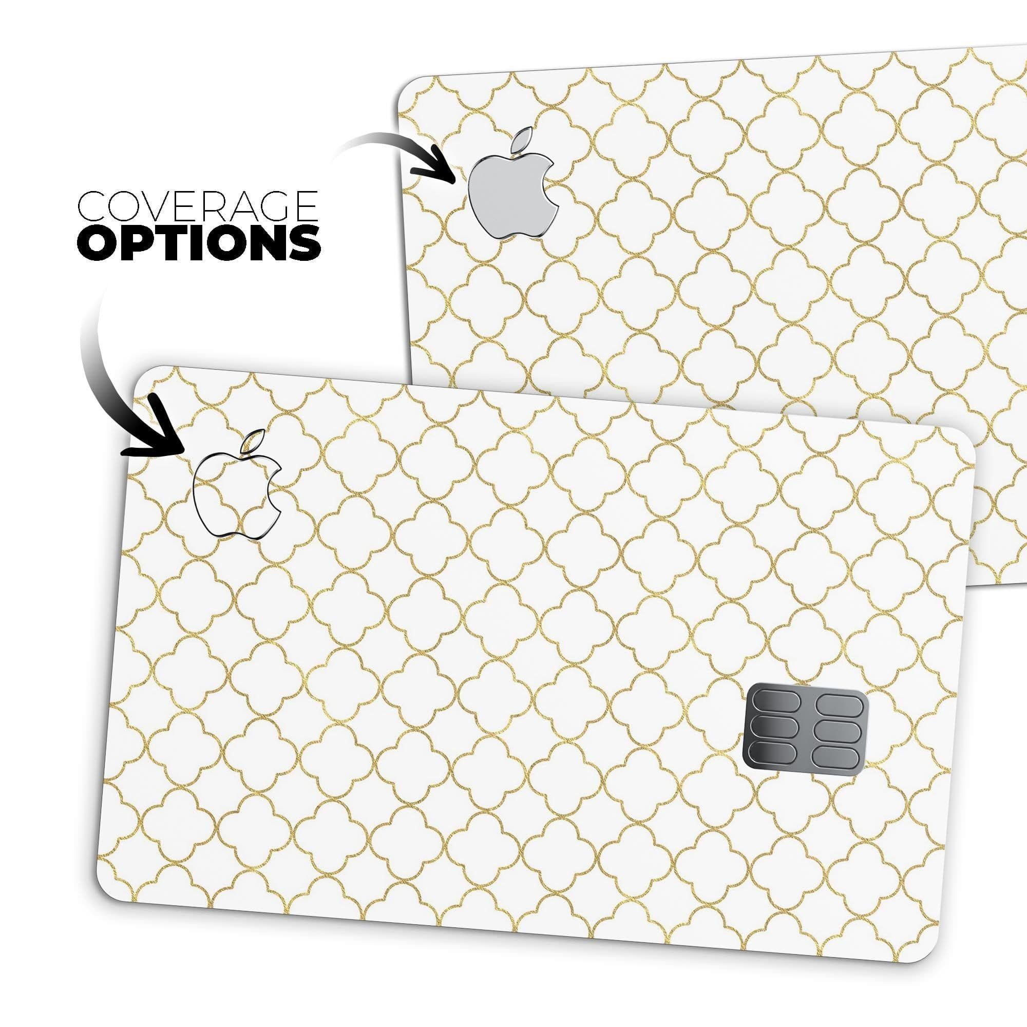 image-White and Gold Foil v5 - Premium Protective Decal Skin-Kit for the