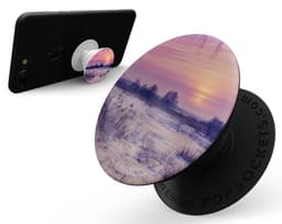 image-Calm Snowy Sunset - Skin Kit for PopSockets and other Smartphone