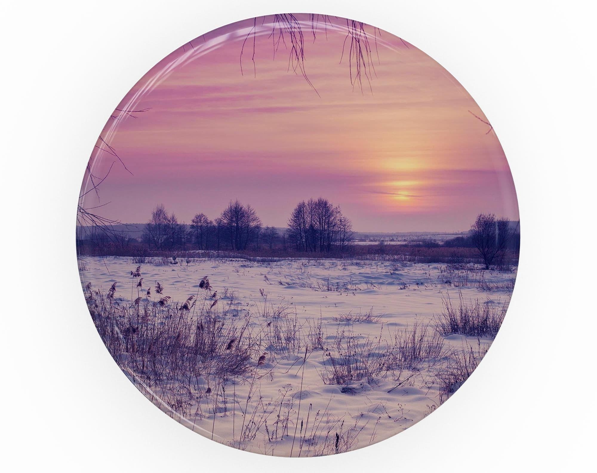 image-Calm Snowy Sunset - Skin Kit for PopSockets and other Smartphone
