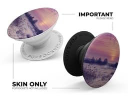 image-Calm Snowy Sunset - Skin Kit for PopSockets and other Smartphone