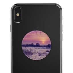 image-Calm Snowy Sunset - Skin Kit for PopSockets and other Smartphone
