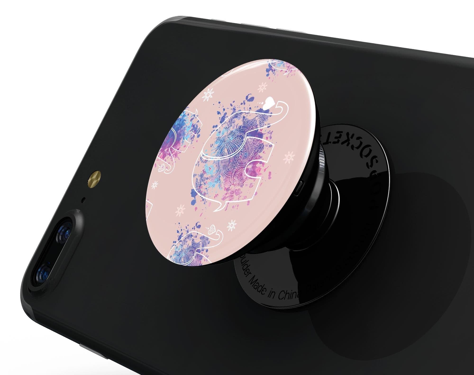 image-Fun Sacred Elephants - Skin Kit for PopSockets and other Smartphone