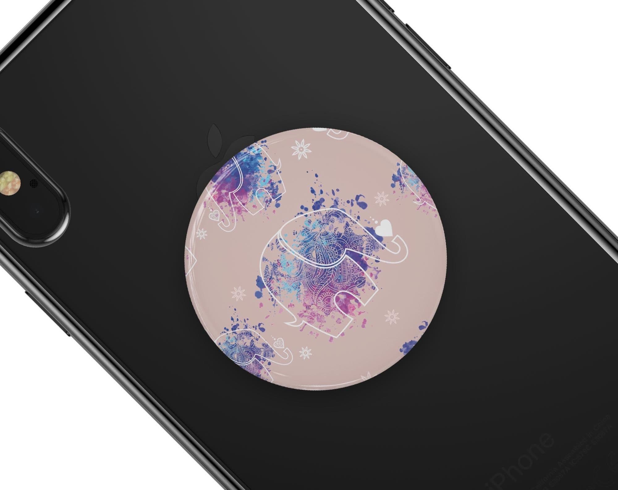image-Fun Sacred Elephants - Skin Kit for PopSockets and other Smartphone