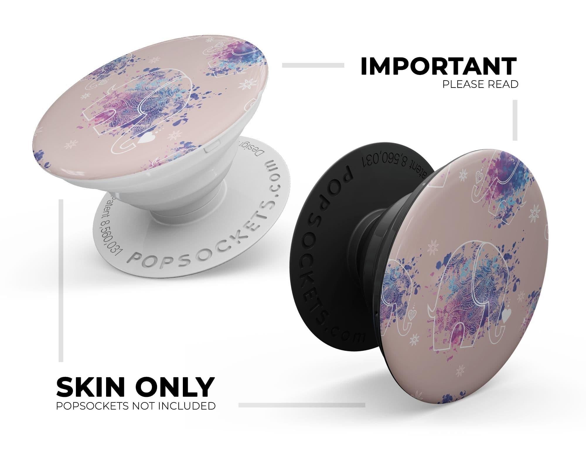 image-Fun Sacred Elephants - Skin Kit for PopSockets and other Smartphone
