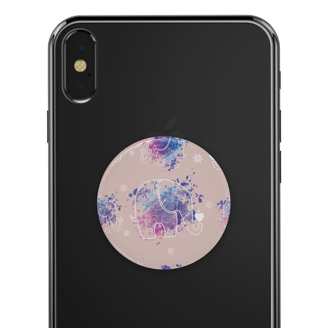 image-Fun Sacred Elephants - Skin Kit for PopSockets and other Smartphone