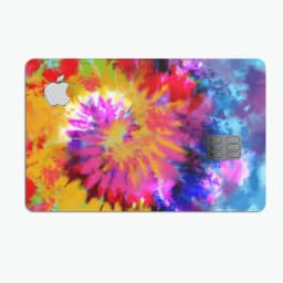 image-Spiral Tie Dye V8 - Premium Protective Decal Skin-Kit for the Apple