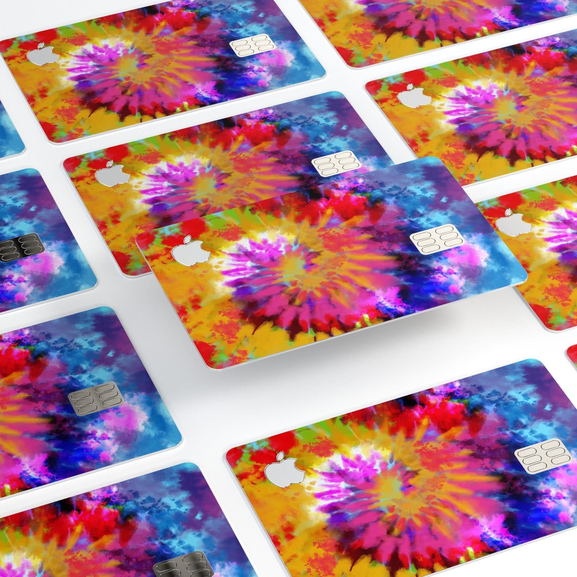 image-Spiral Tie Dye V8 - Premium Protective Decal Skin-Kit for the Apple