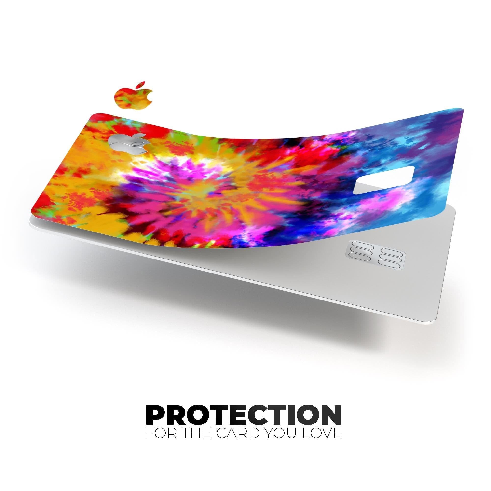 image-Spiral Tie Dye V8 - Premium Protective Decal Skin-Kit for the Apple
