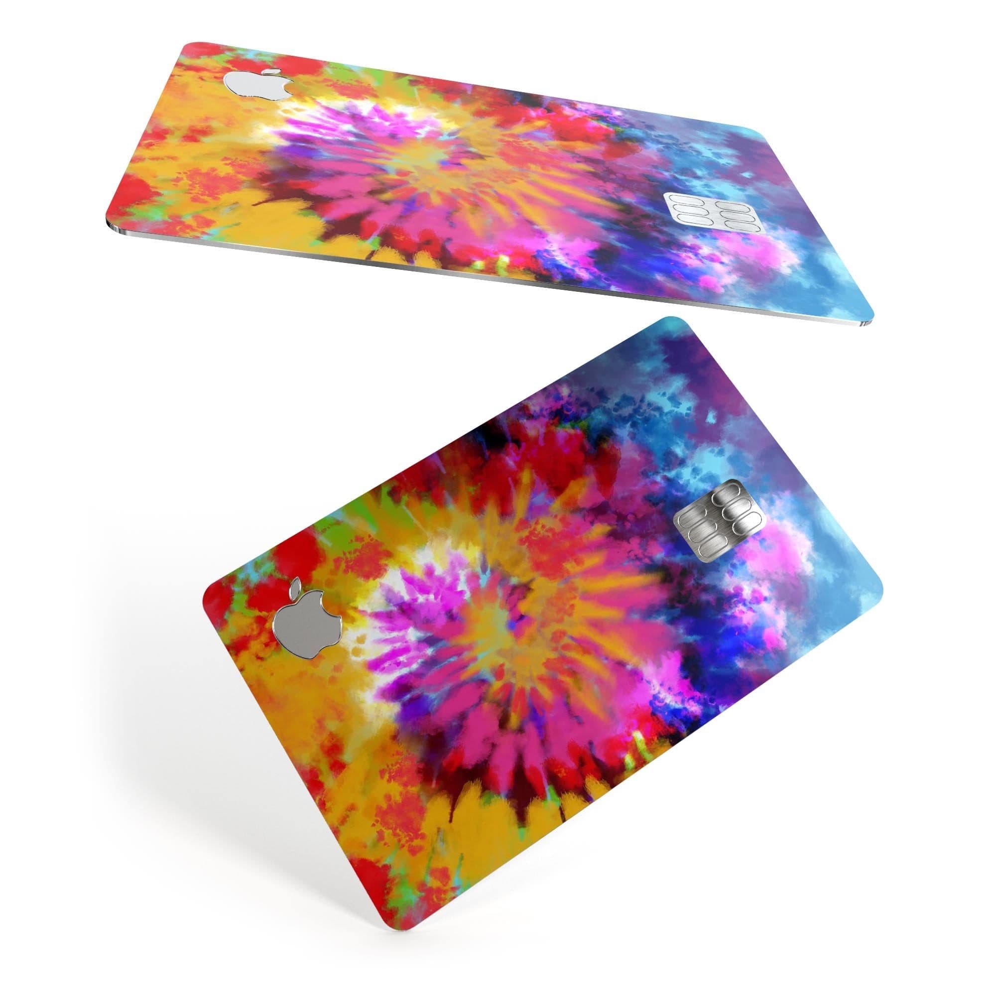image-Spiral Tie Dye V8 - Premium Protective Decal Skin-Kit for the Apple