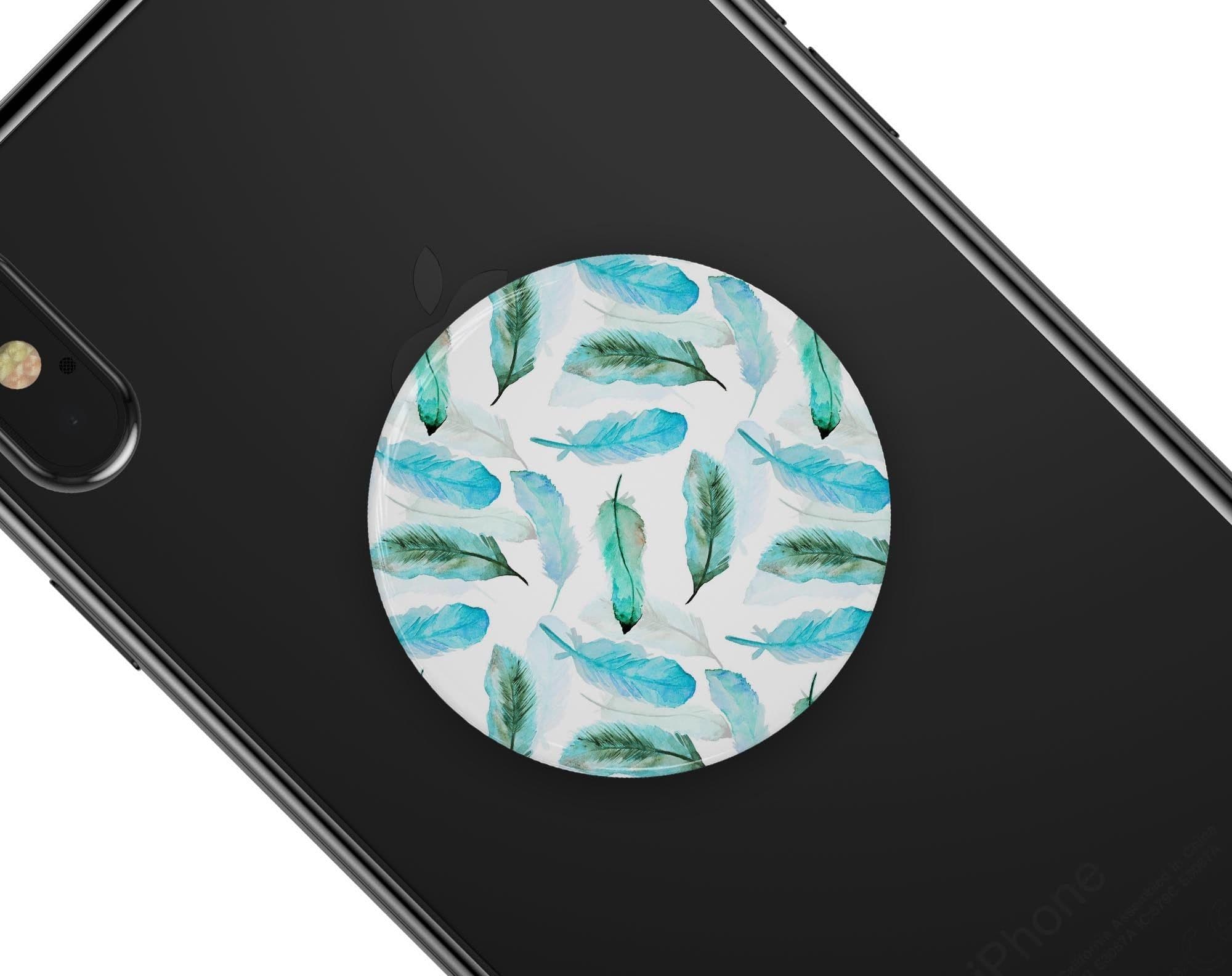 image-Feathery Watercolor - Skin Kit for PopSockets and other Smartphone
