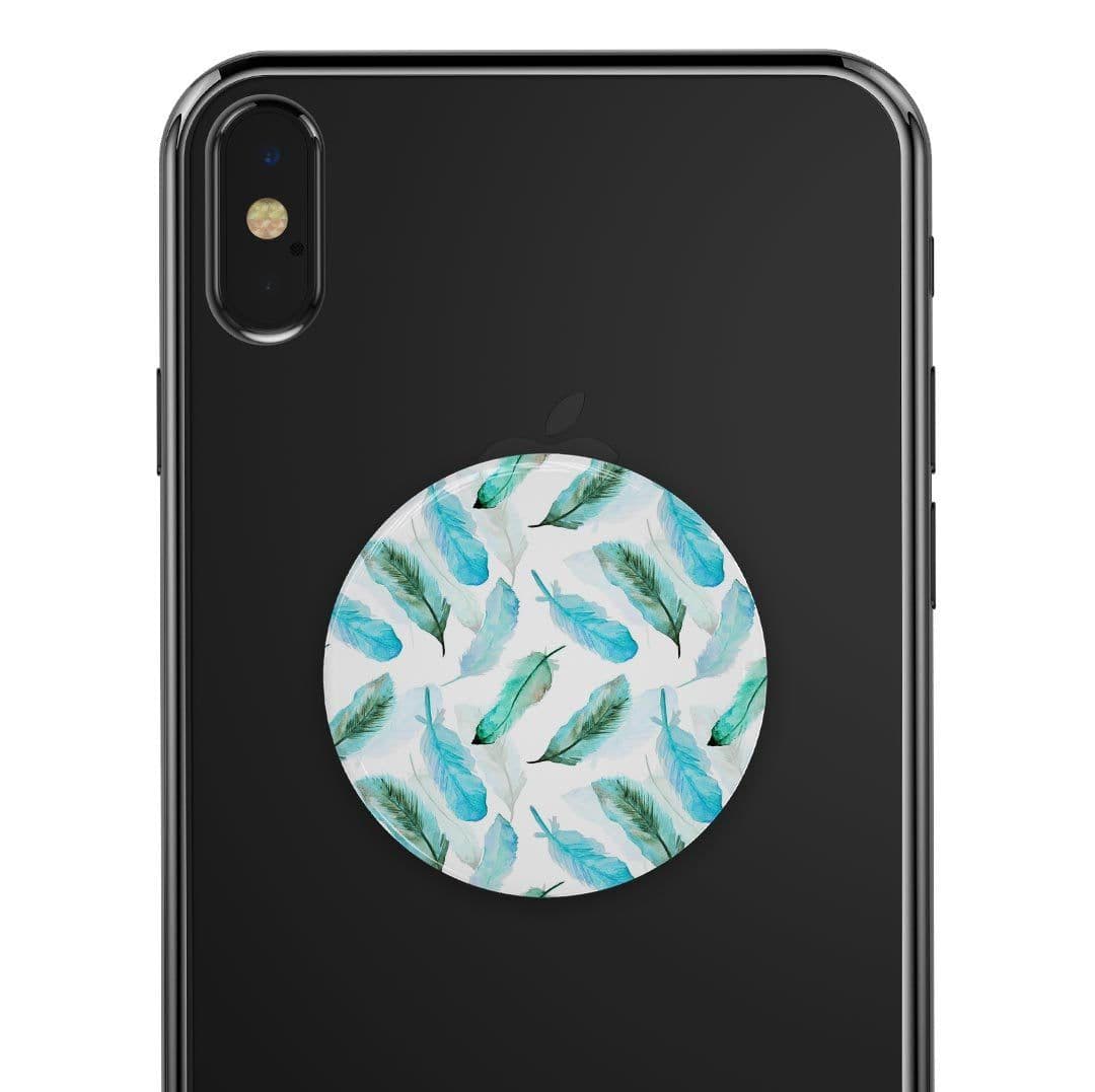 image-Feathery Watercolor - Skin Kit for PopSockets and other Smartphone