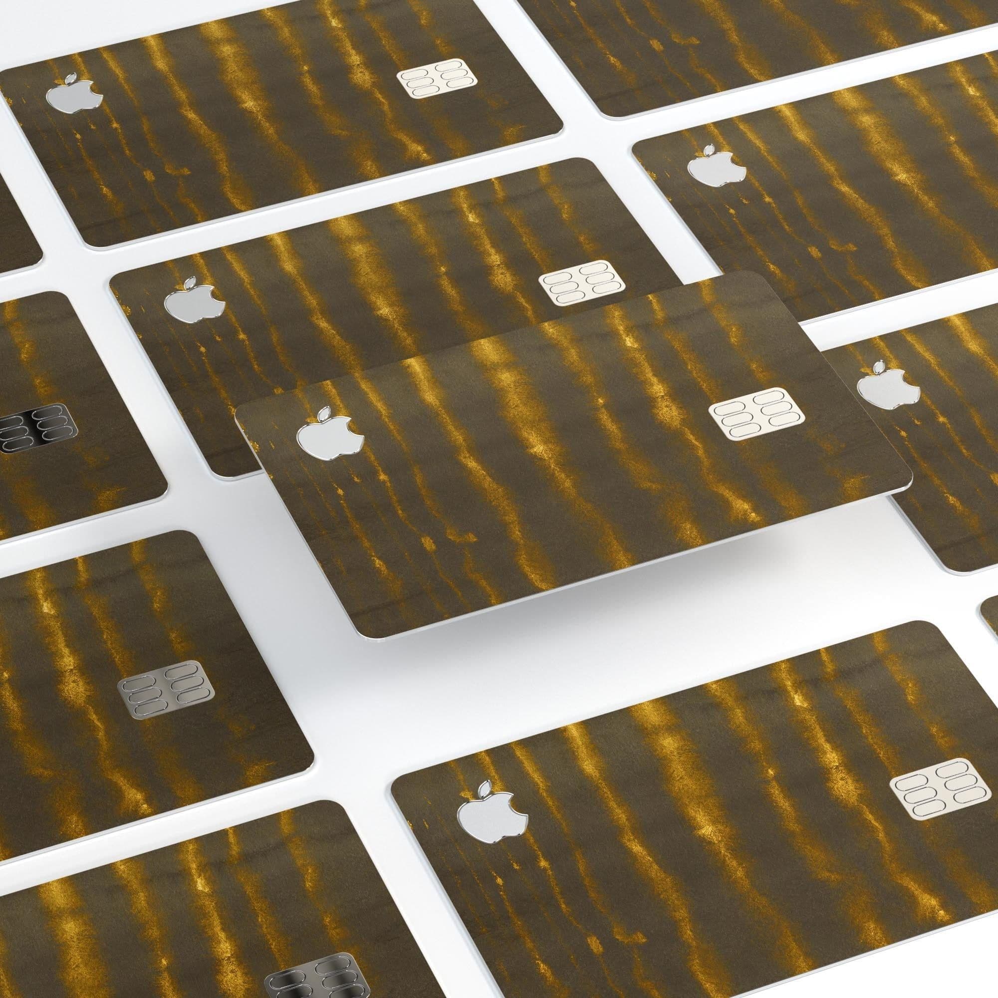 image-Verticle Golden Wire - Premium Protective Decal Skin-Kit for the Apple