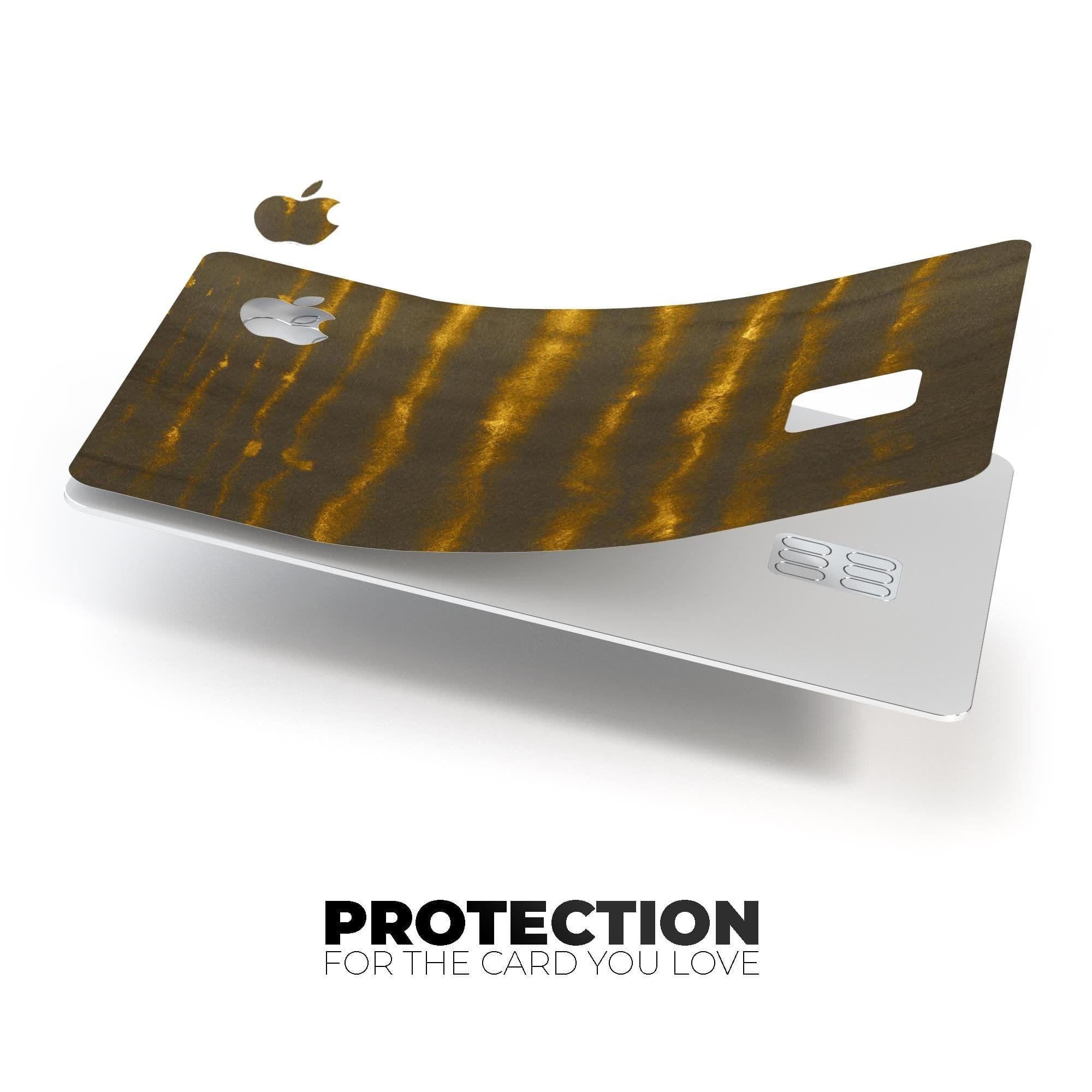 image-Verticle Golden Wire - Premium Protective Decal Skin-Kit for the Apple