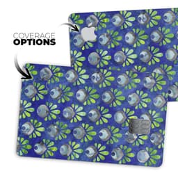 image-Dark Blue and Green Watercolor Peacock Feathers - Premium Protective