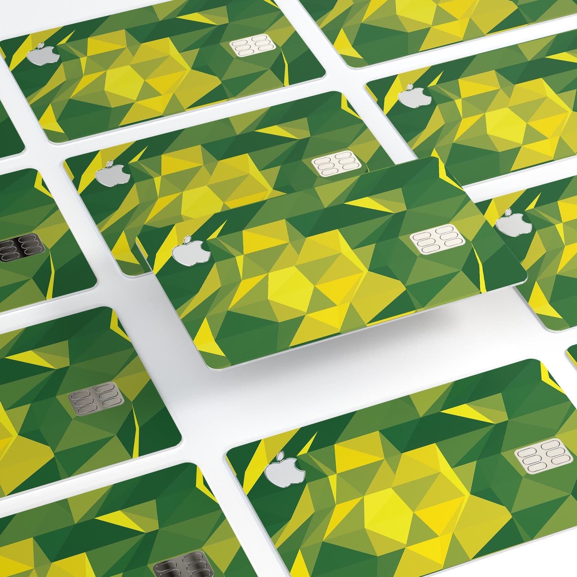 image-Green and Yellow Geometric Shapes - Premium Protective Decal Skin-Kit